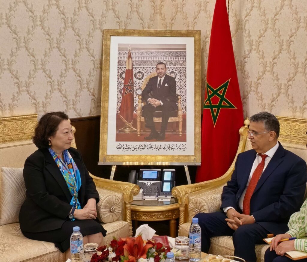 Secretary-General Prof. Teresa Cheng Meets with Minister of Justice of Morocco