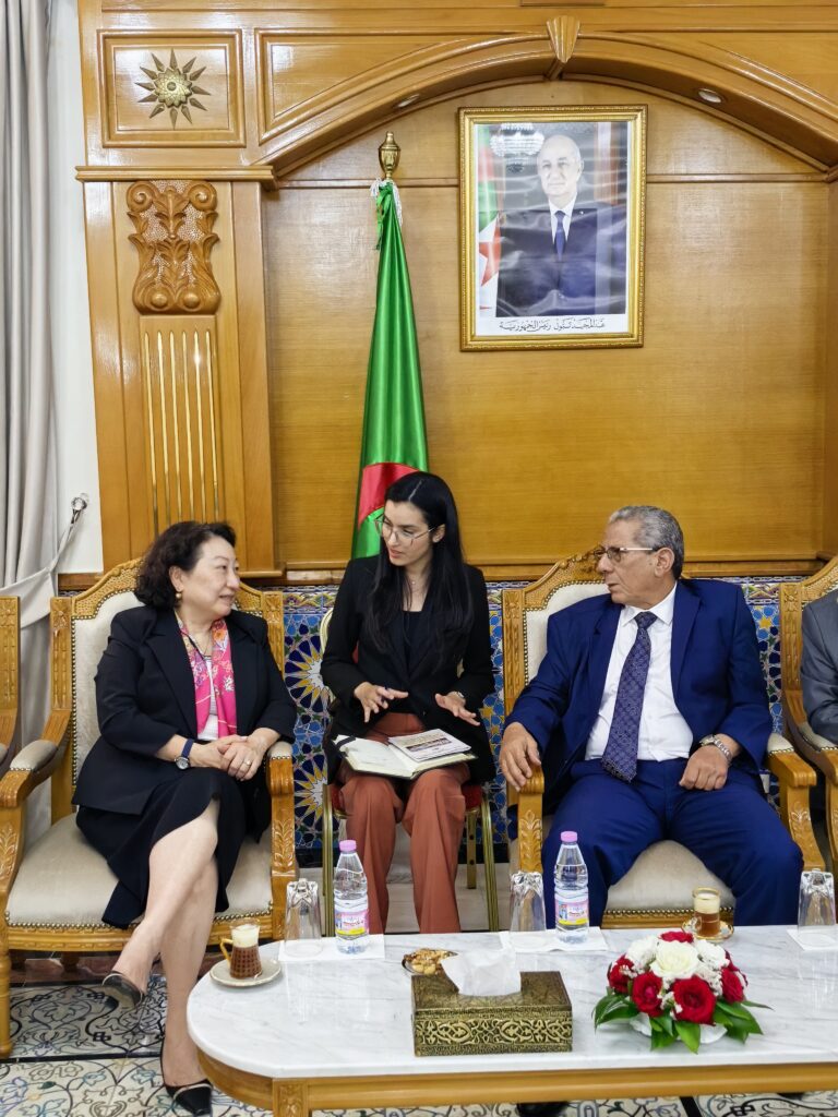 Prof. Teresa Cheng Makes Courtesy Call on First President of the Supreme Court of Algeria