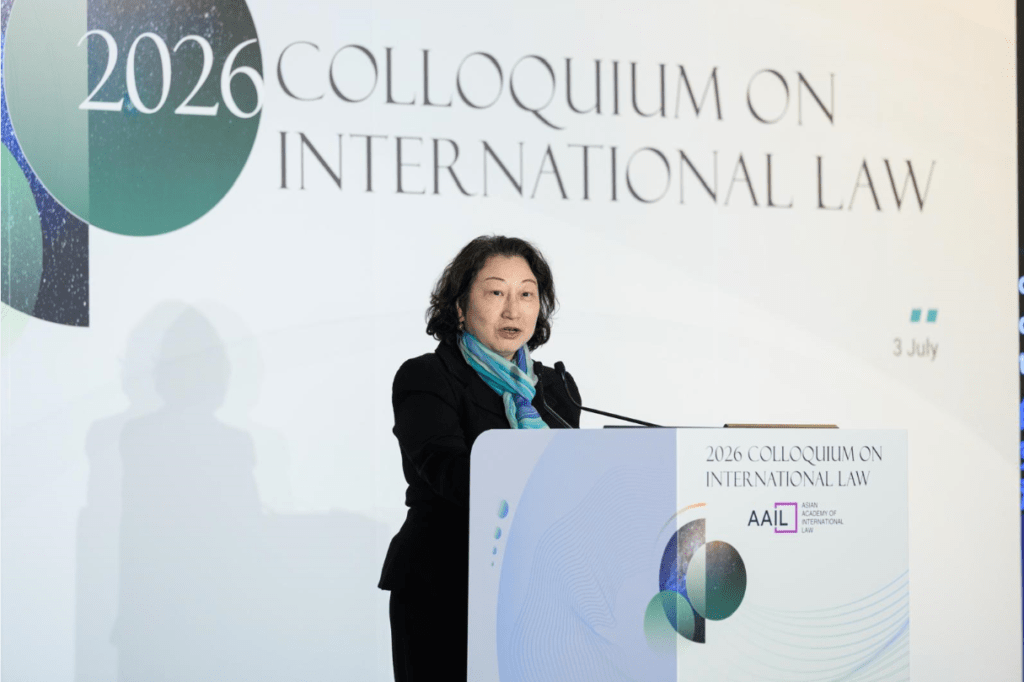Prof. Teresa CHENG Delivers Keynote Address at 2026 Colloquium on International Law