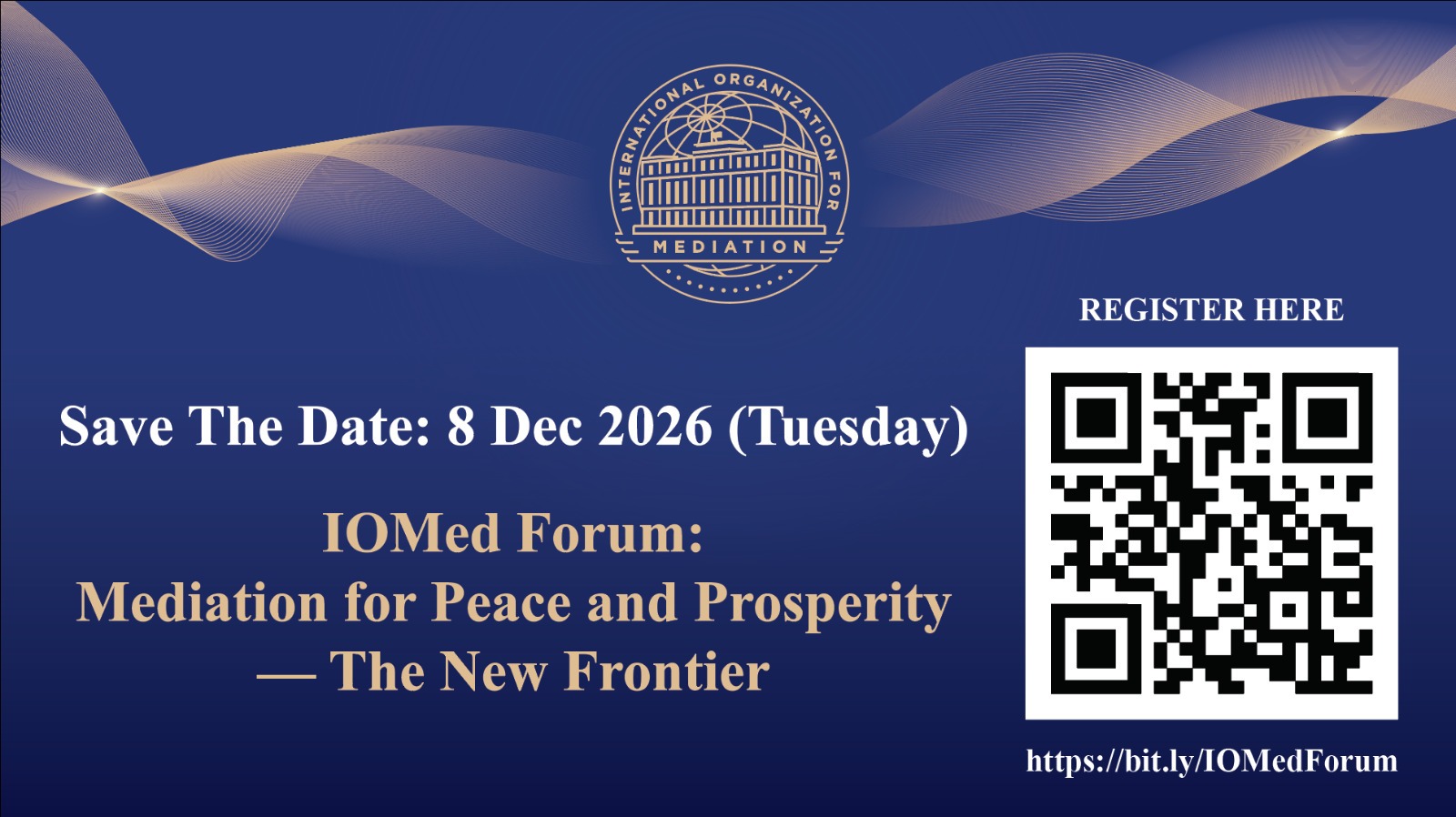 Save the Date - IOMed Forum