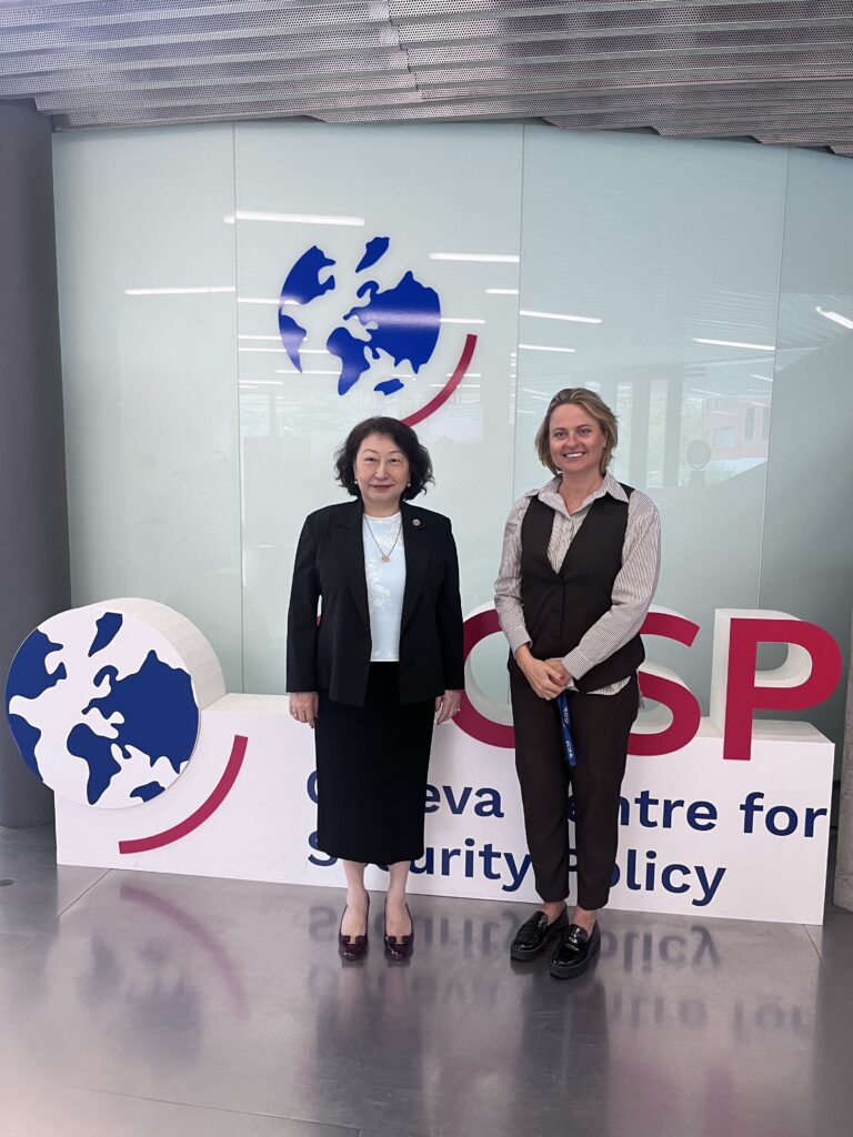 Secretary-General Prof. Teresa Cheng Visits the Geneva Centre for Security Policy